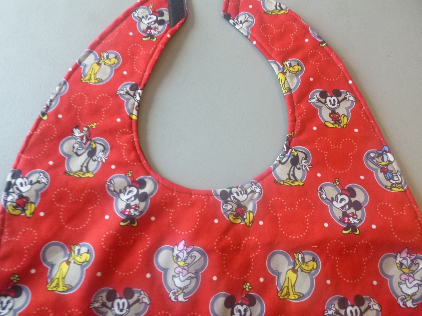 Adult Bib/Clothing Protector double thickness with Quilted Diamond Backing