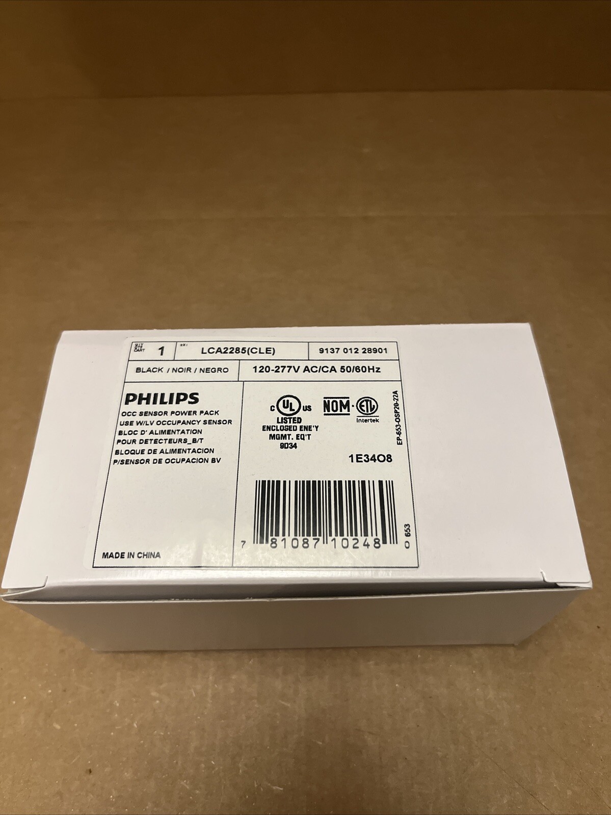 2 Phillips Ceiling Occupancy Motion Sensors 360 24 VDC NIB & (1) Power Pack