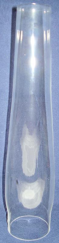 CLR Glass Chimney 2 & 5/8 by 13 inch slim bulge oil lamp B&H , Miller, Rayo ,etc
