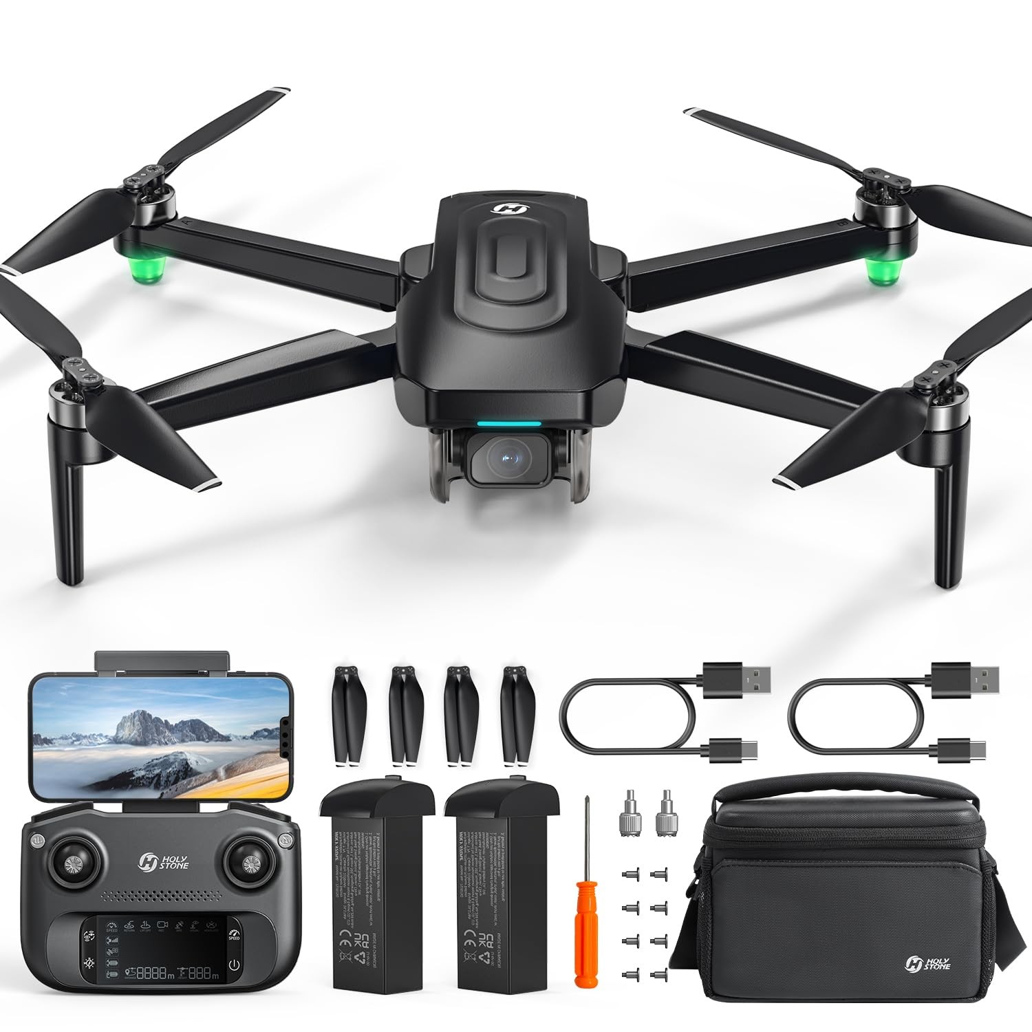 Holy Stone HS175G GPS Drone With 4K EIS Camera For Adults Foldable RC Quadcopter