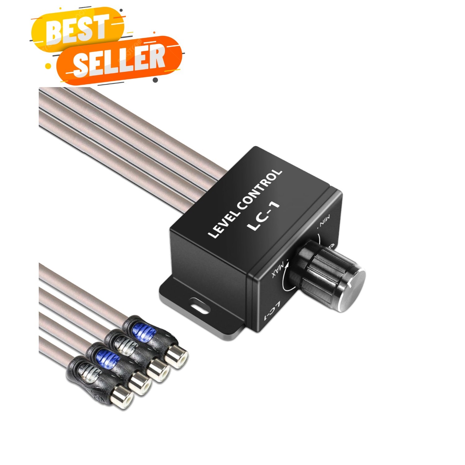 Universal RCA Level Controller Car Audio Amplifier Gian Level Bass Boost Volu...