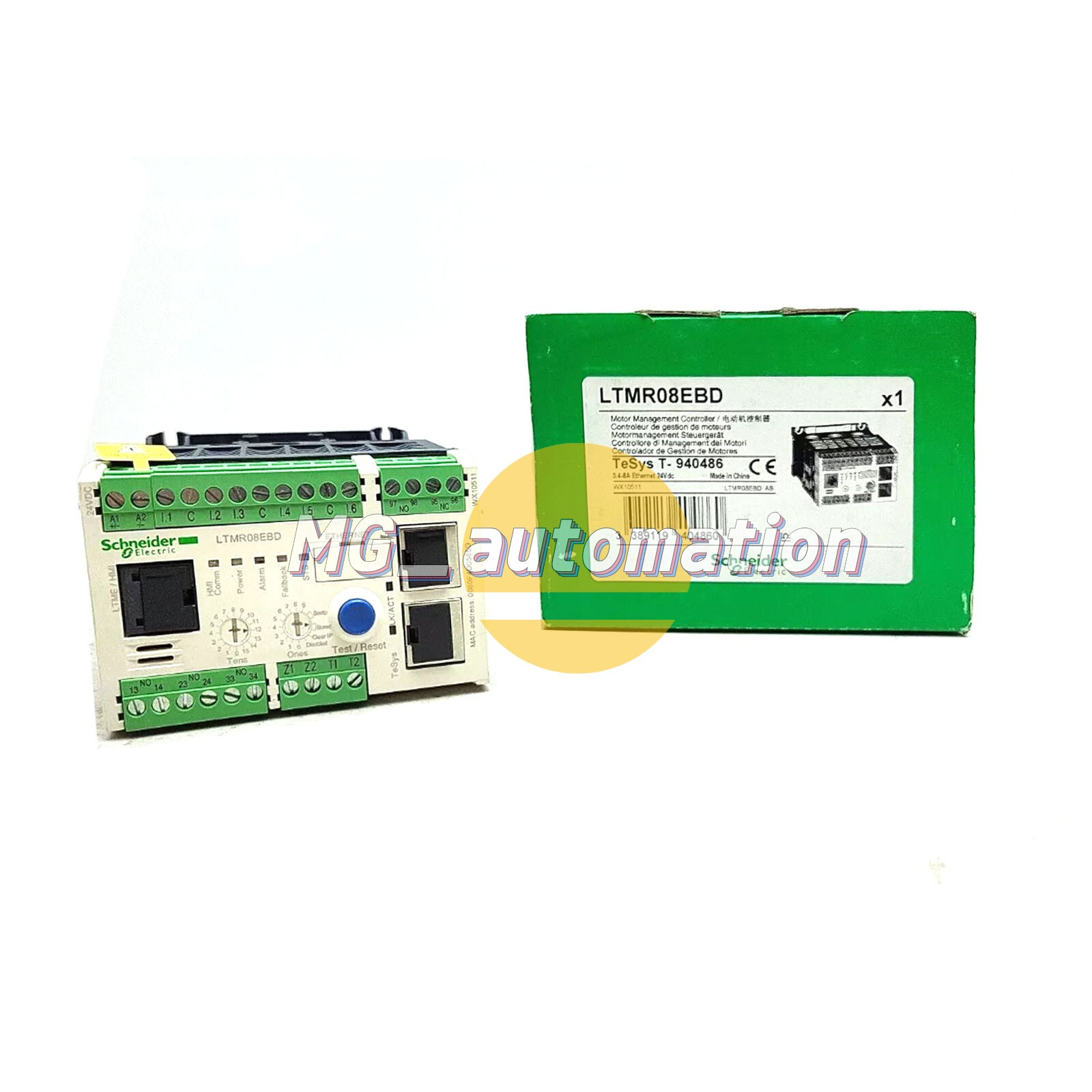 New In Box Schneider Motor Protector LTMR08EBD SN9T