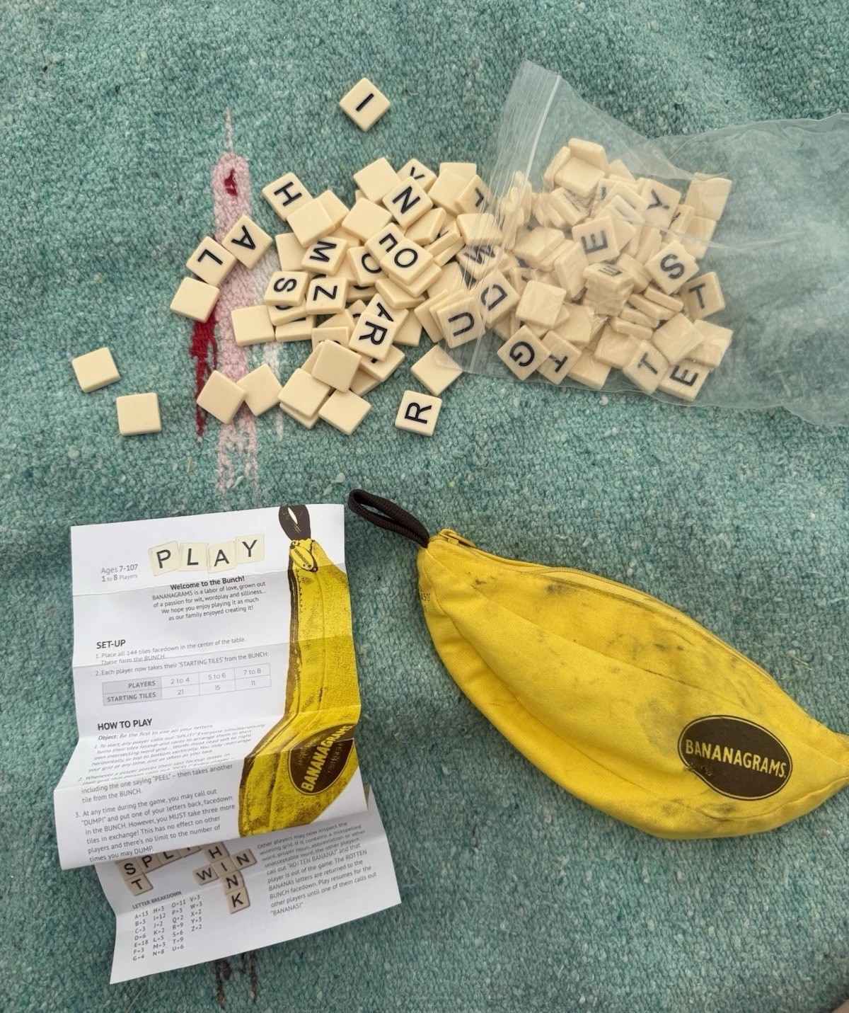 Bananagrams Letter Tiles Plastic Genuine Game Replacement Pieces Crafts You Pick