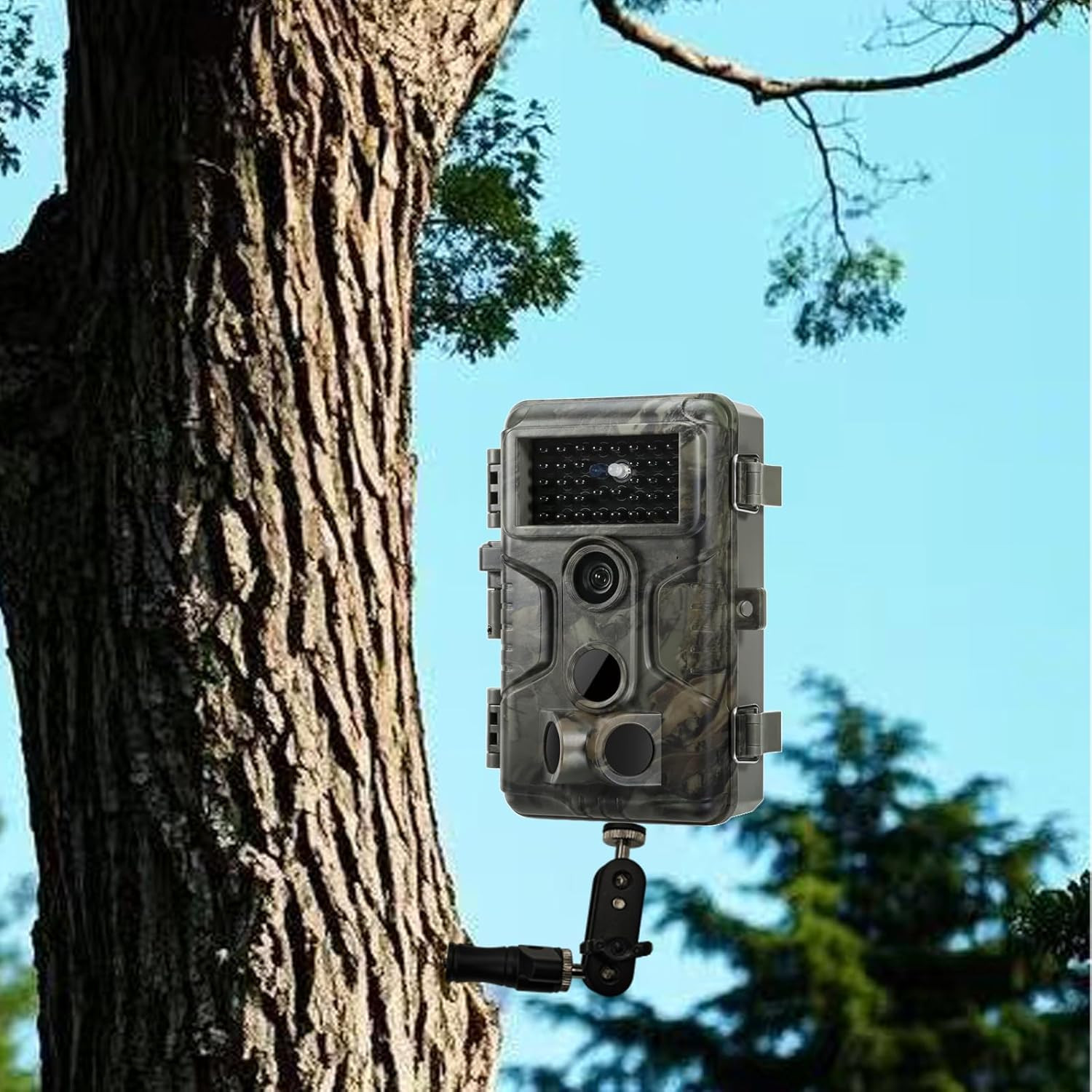 Heavy-Duty Trail Camera Mount | Adjustable Universal Tree Mount for Wildlife Hu