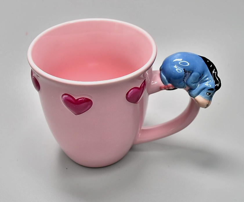 Disney Store Eeyore Mug with 3D Eeyore Figure