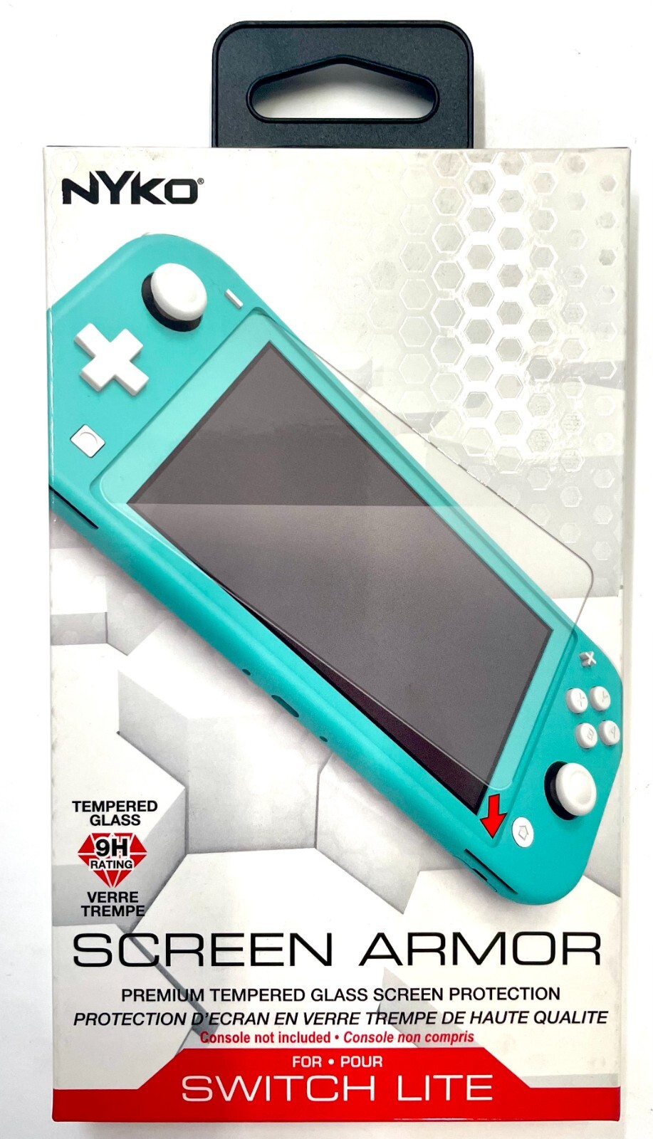 Nyko Screen Armor 9H Tempered Glass Screen Protector for Nintendo Switch Lite
