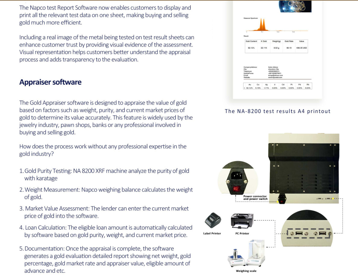 Automatic Gold Purity XRF Analyzer Meter Platinum Silver Content Test Machine