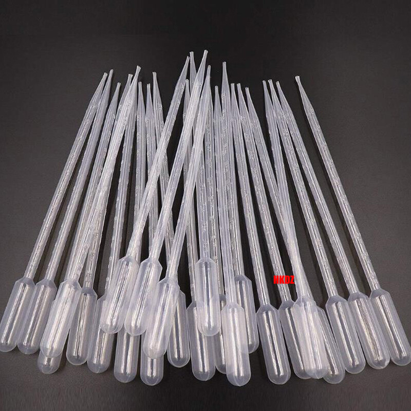 1ml/3ml/5ml Clear Plastic Pasteur Pipettes Dropper Liquid Transfer Lab Eye Straw