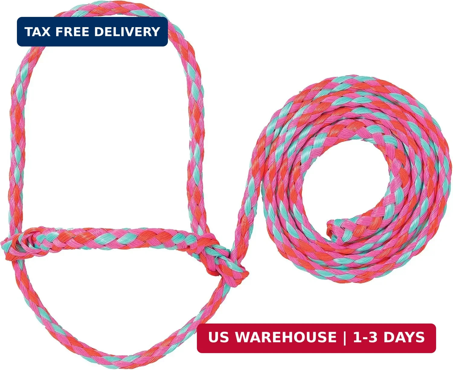Weaver Livestock Poly Rope Sheep Halter, Modern Style Braid Sheep and Goat Rope