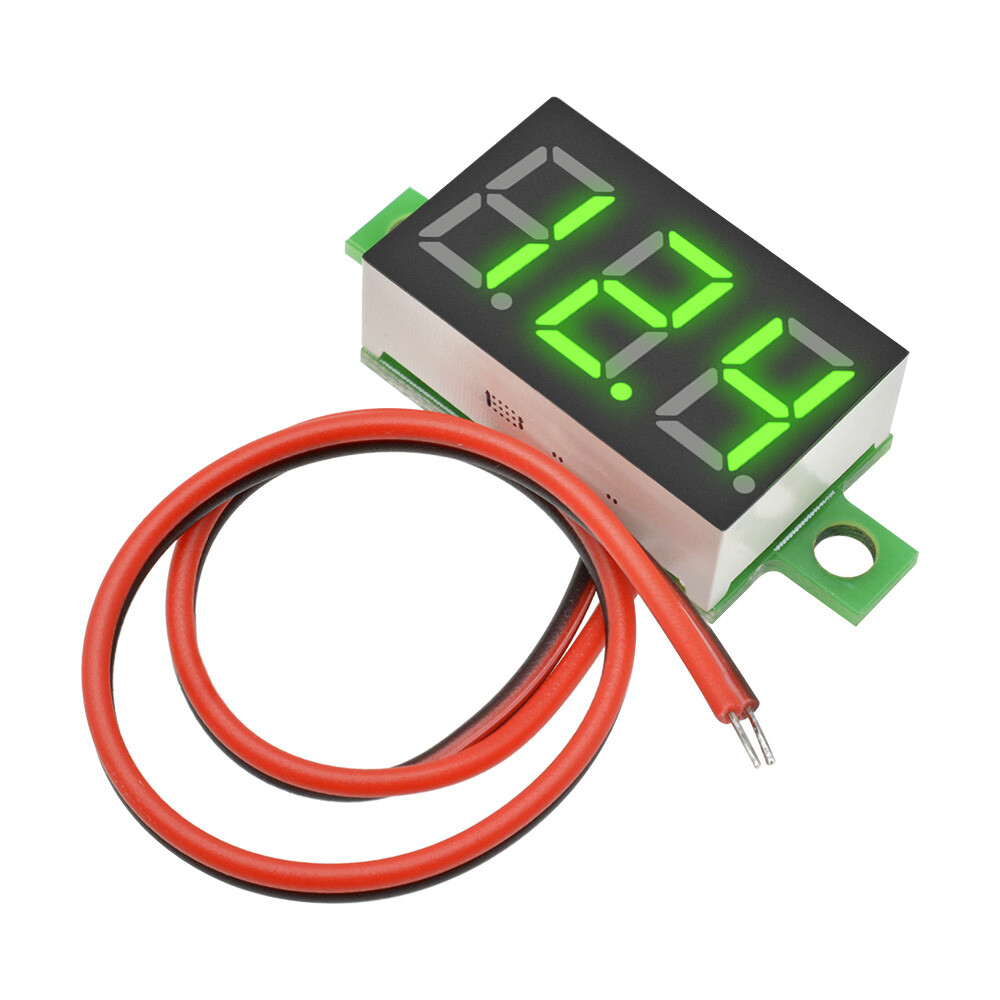 DC3-30V 0.36 2 Wire LED Digital Panel Volt Meter Voltage Voltmeter For Car Motor
