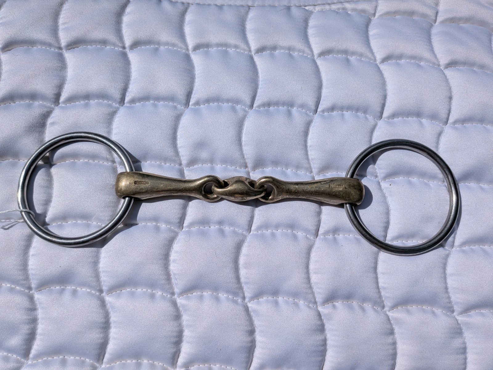 8 Herm Sprenger Bit KK Ultra Double Joint Loose Ring Sensogan 18mm 5 1/2 or 5.50