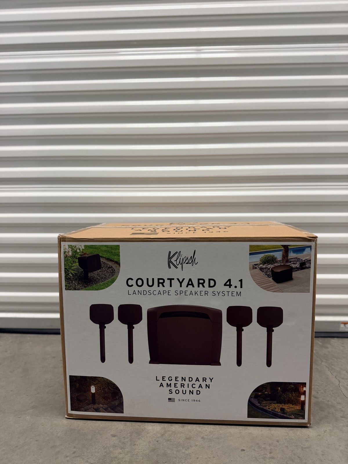 Brand New Klipsch Courtyard 4.1-Channel Landscape Speaker System