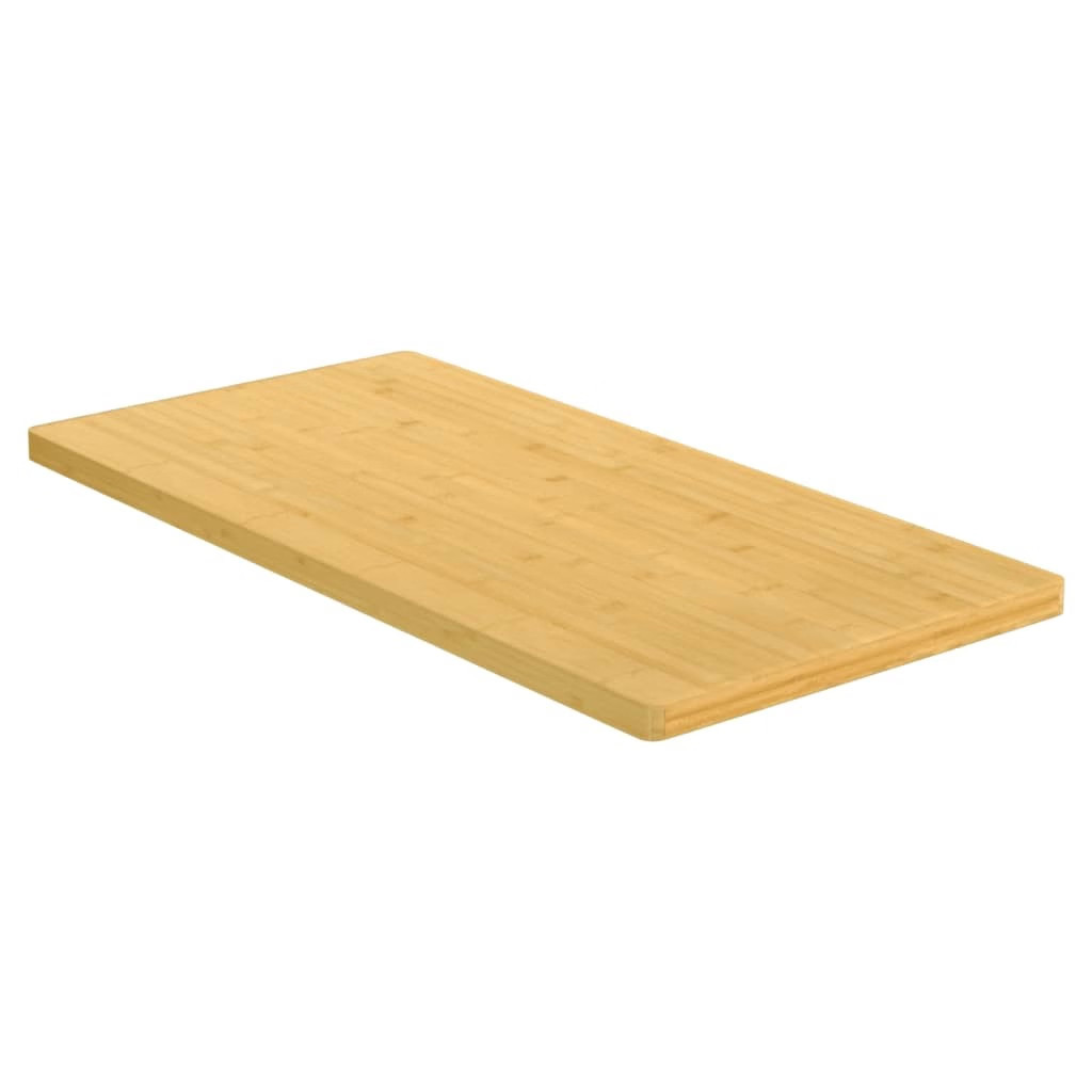 Table Top Natural Bamboo Medium Rounded Corners Surface