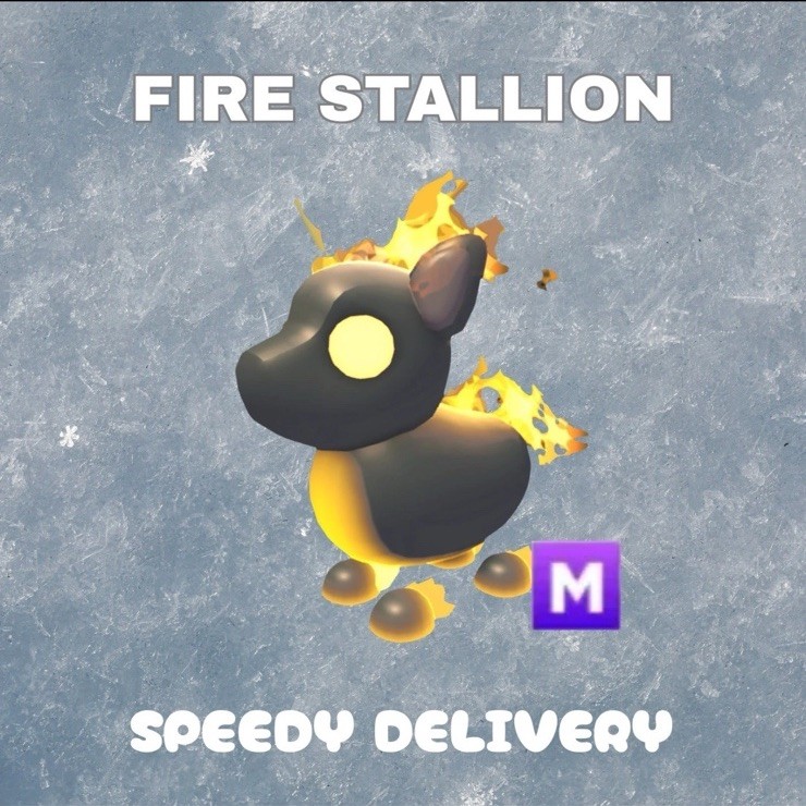 Adopt A Pet from Me - Mega Fire Stallion  - Mega Neon
