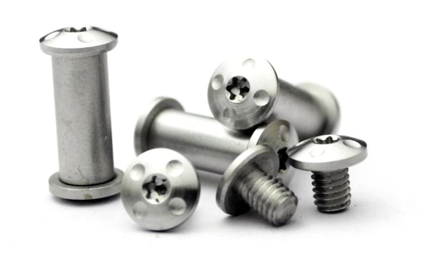 4 Pieces Knife Handle Rivets Nuts Screws Corby Knife Handle Screws Pins Nuts