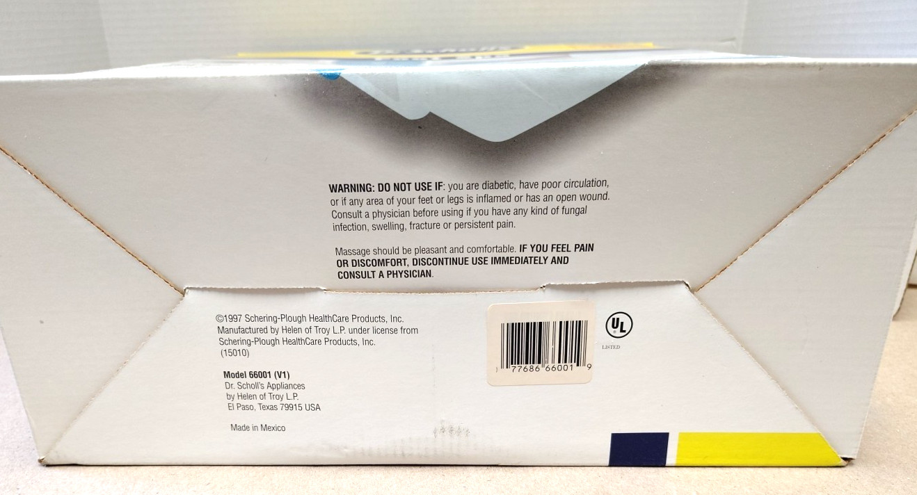 Dr. Scholl’s Foot Spa Model 66001