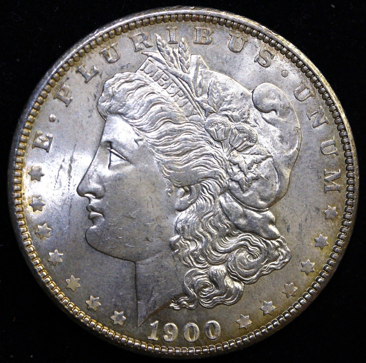 1900 Morgan Silver Dollar $1 BU Uncirculated #V39