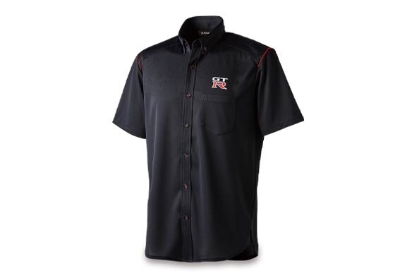 NISSAN GT-R BUTTON DOWN DRY SHIRT BLACK M KWA0103M02