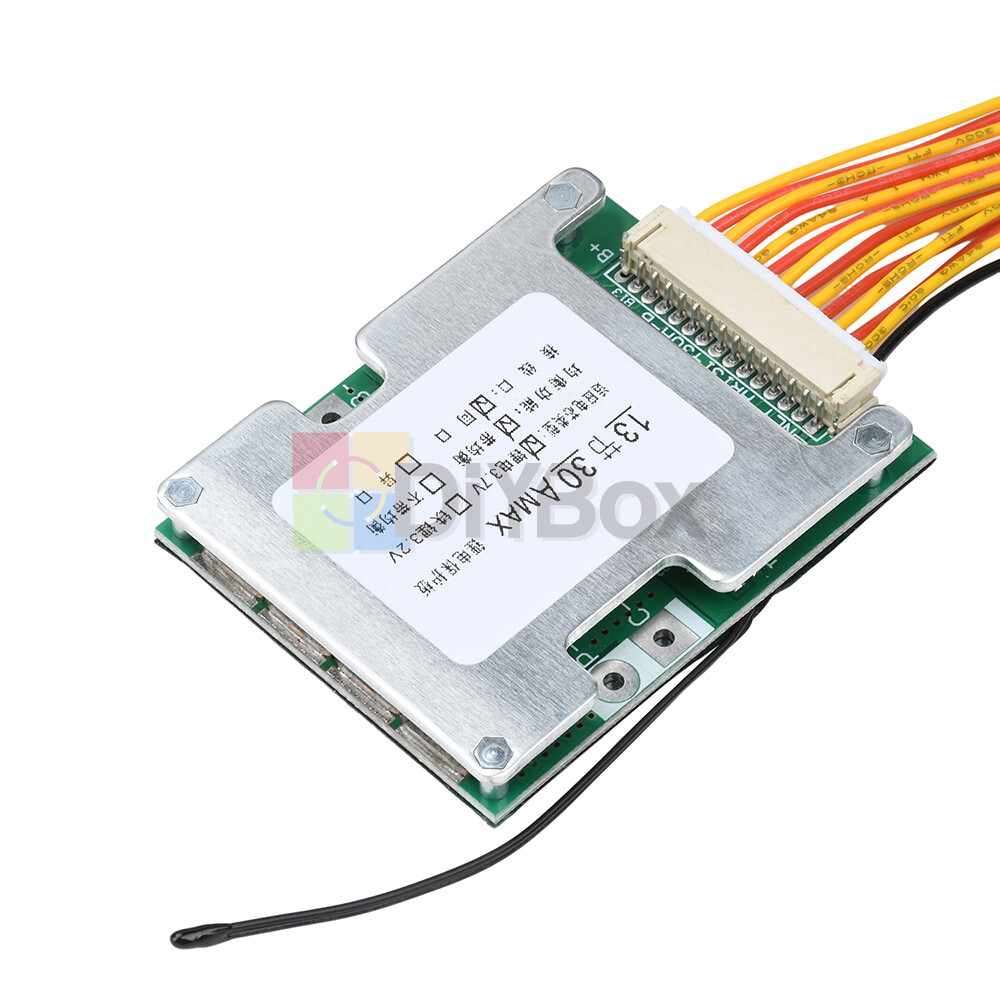 13S 48V 30A 18650 Li-ion Battery Protection Board BMS with Balance for E-Bike