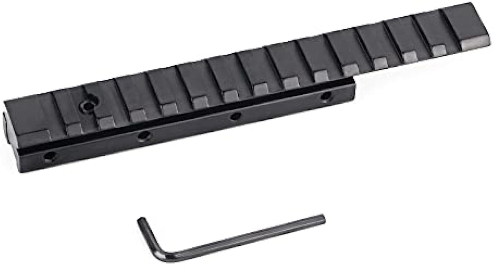 14 Slots 3/8" to 7/8" Dovetail to Picatinny Rail Adapter Picatinny Riser Mount