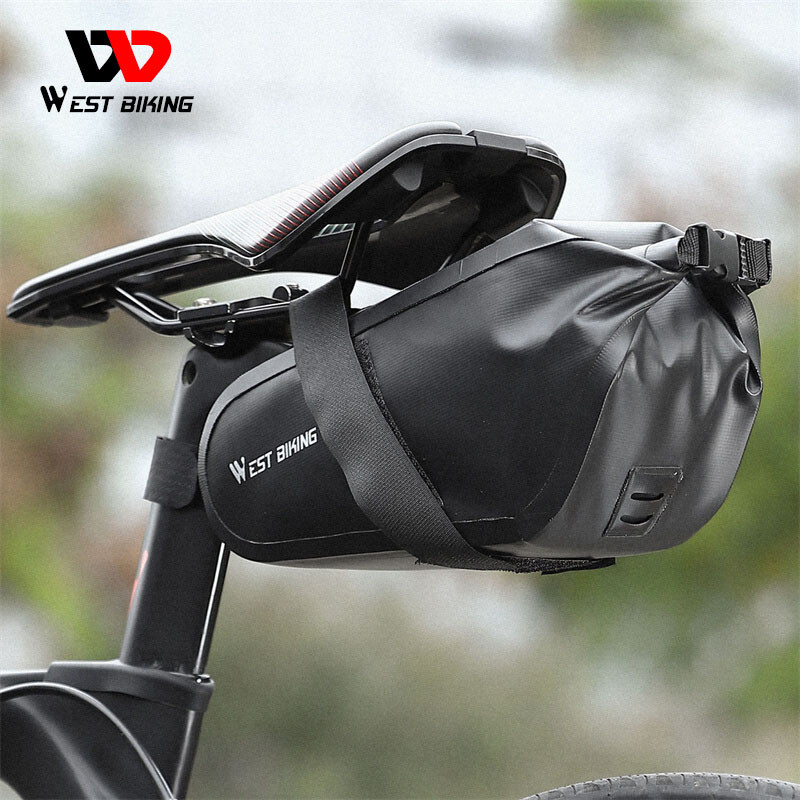 WEST BIKING MTB Road Bike Saddle Bag Waterproof Cycling Bicycle Seat Tail Bag