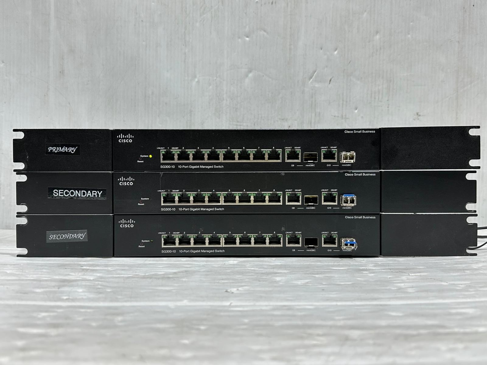 Cisco SG300-10 Managed Switch #4152 (One)THS