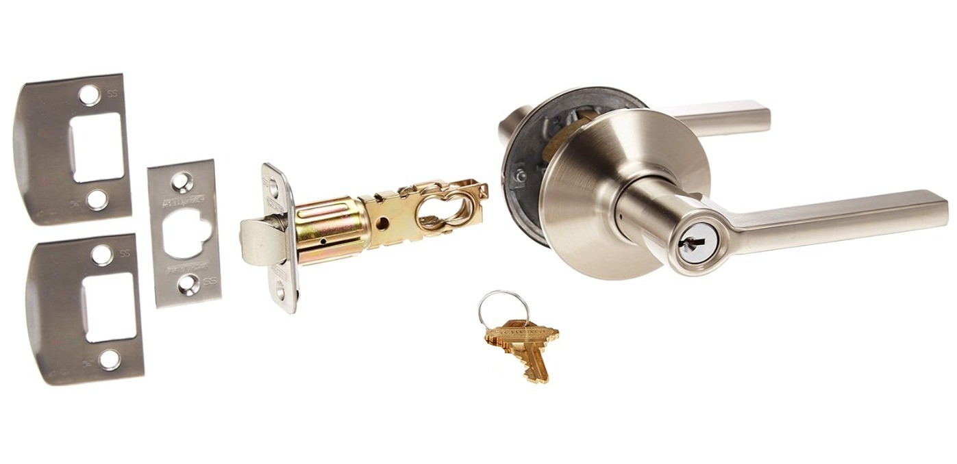 (Lot of 6) Schlage F80 LAT 619 Latitude Single Cylinder Keyed Entry Storeroom
