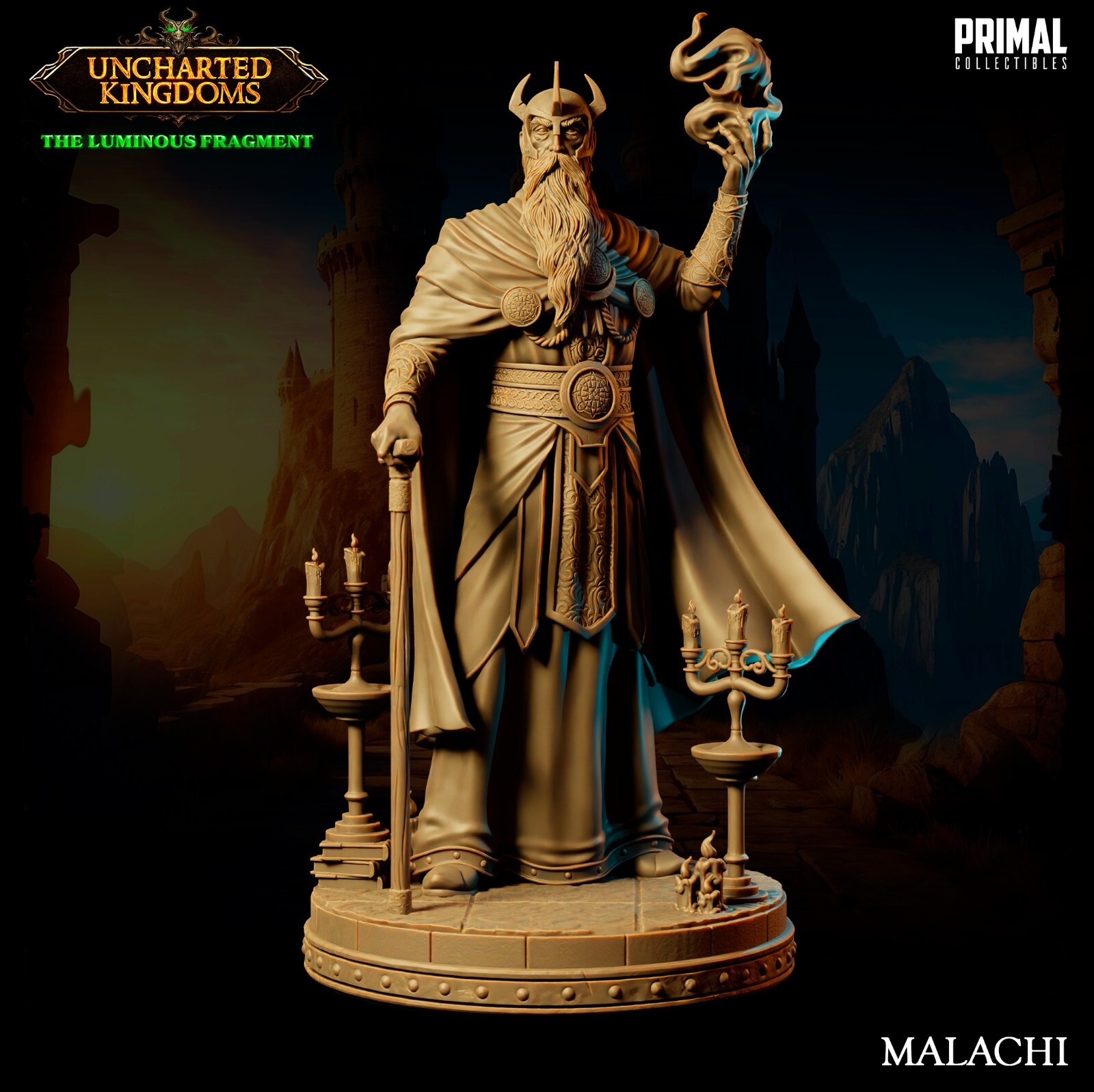 D&D Morkai Sorceror Icewind Dale Mini 32mm Scale TTRPG