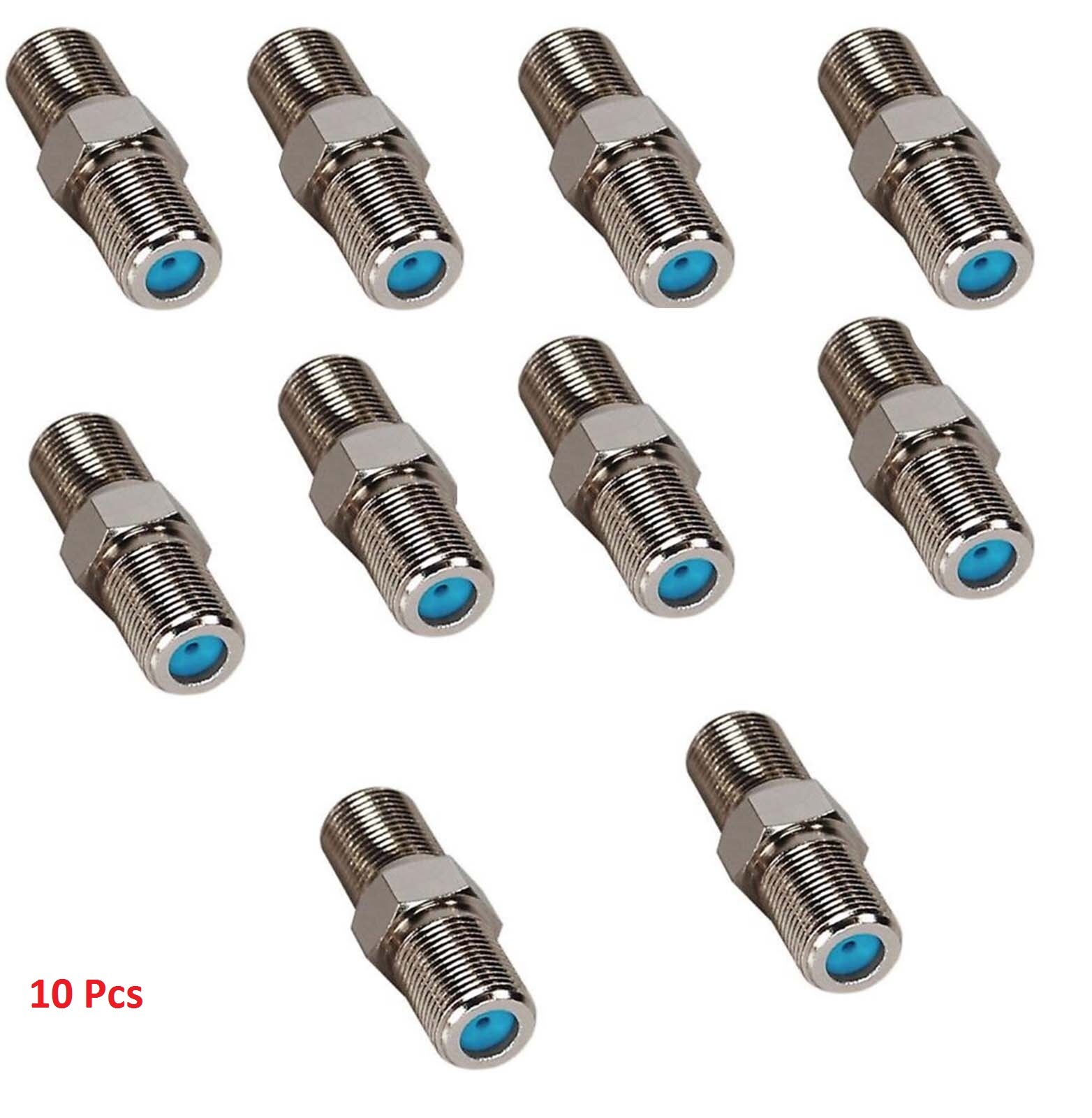 RG6 Coaxial Cable Stripper Crimper Tools Kit(20 Compression 10 Barrel Connector)