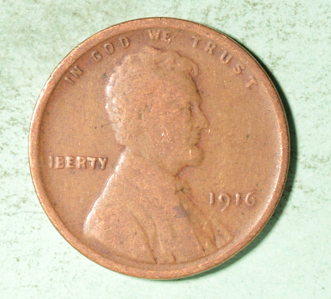 1916-P  USA Wheat Cent  - INV#B-632