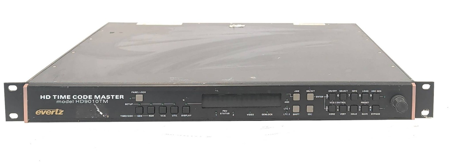 Evertz HD9010TM HD Time Code Master Reader Generator System