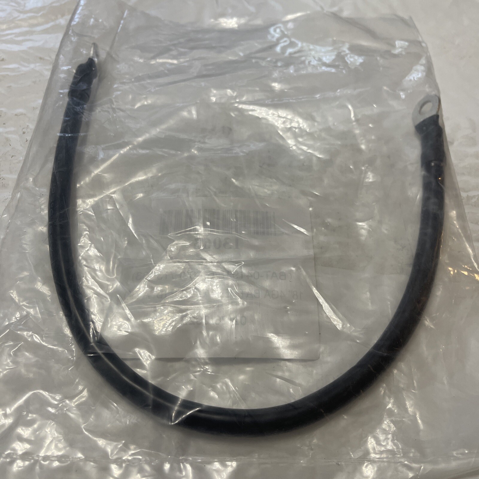 18" 4GA BATTERY CABLE (BLACK) 13063