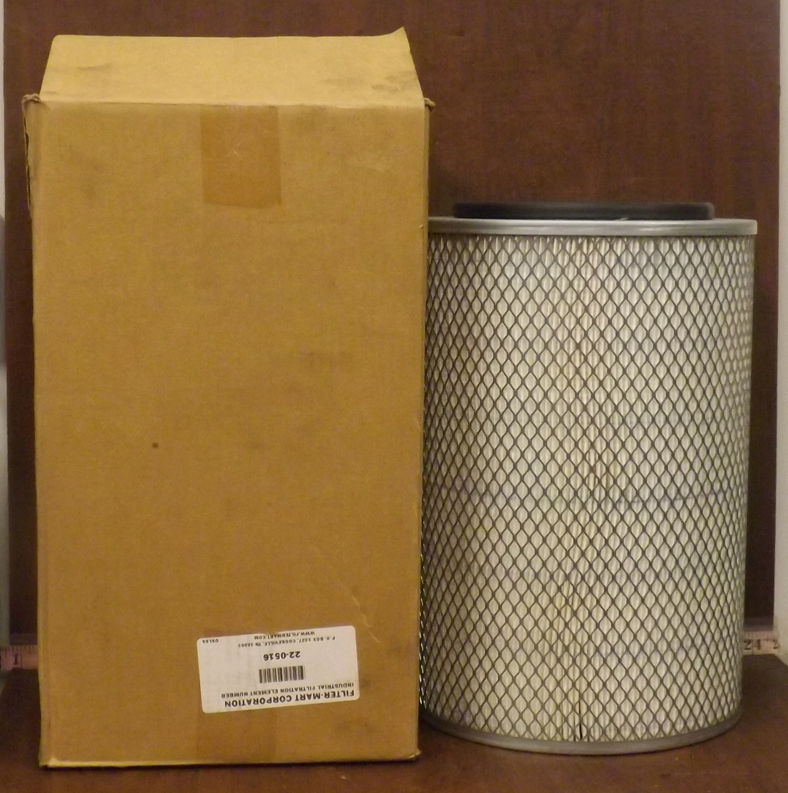 1 NEW FILTER-MART 22-0516 INDUSTRIAL INTAKE AIR FILTER ELEMENT NIB *MAKE OFFER*