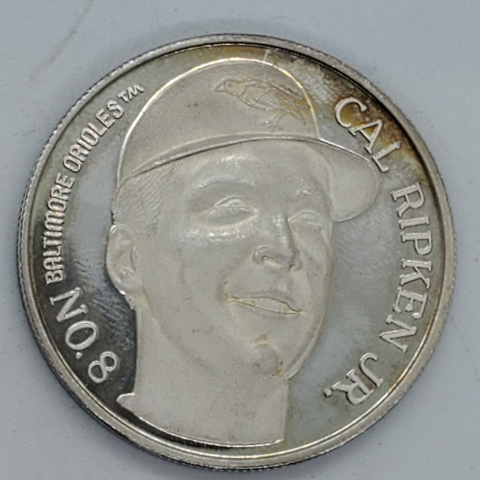 1 OZ .999 FINE SILVER ROUND CAL RIPKIN JR