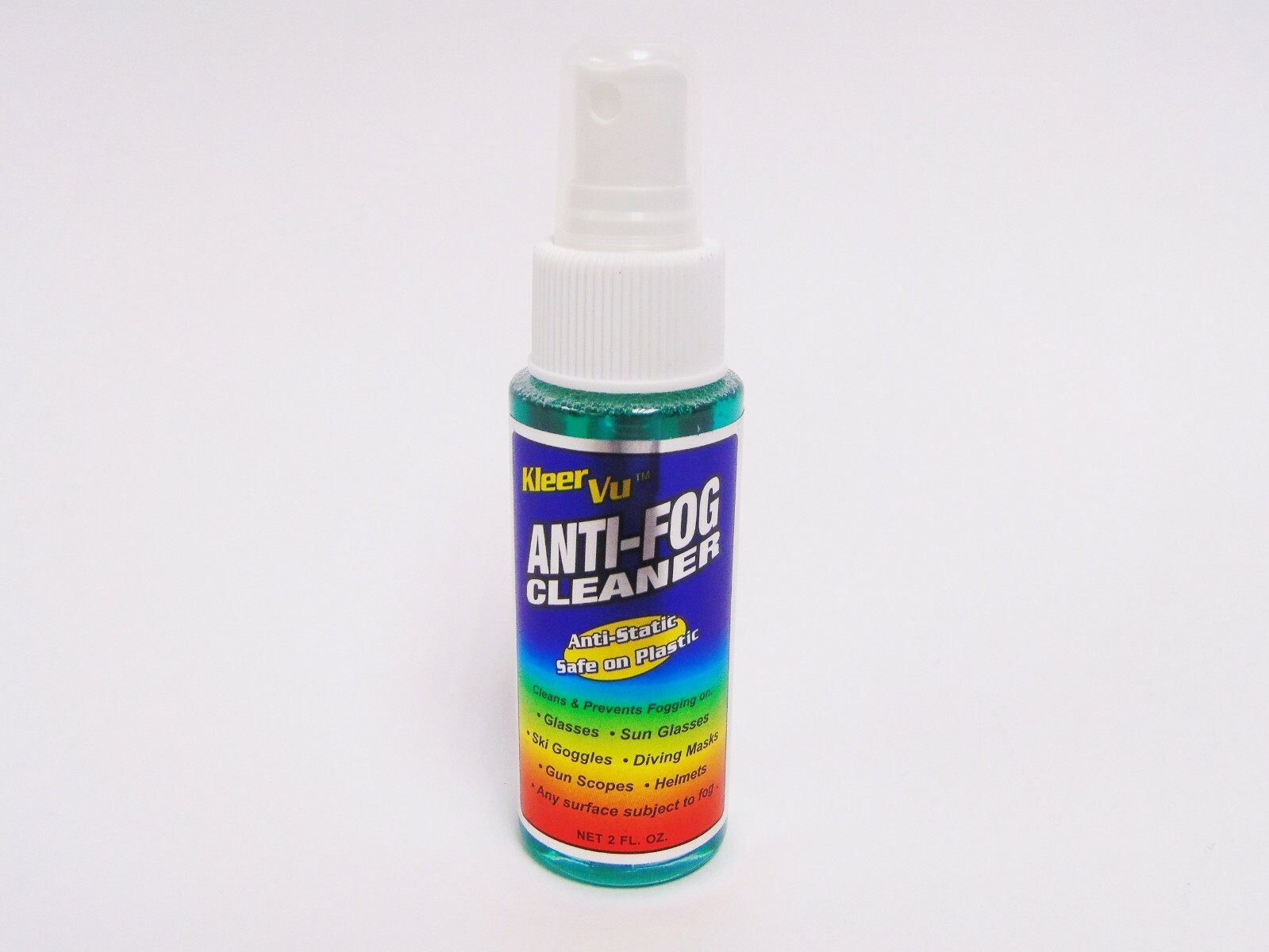 New 2oz Kleer Vu Glasses Goggle Helmet Anti-Fog Cleaner 38-2014 *Made in USA*
