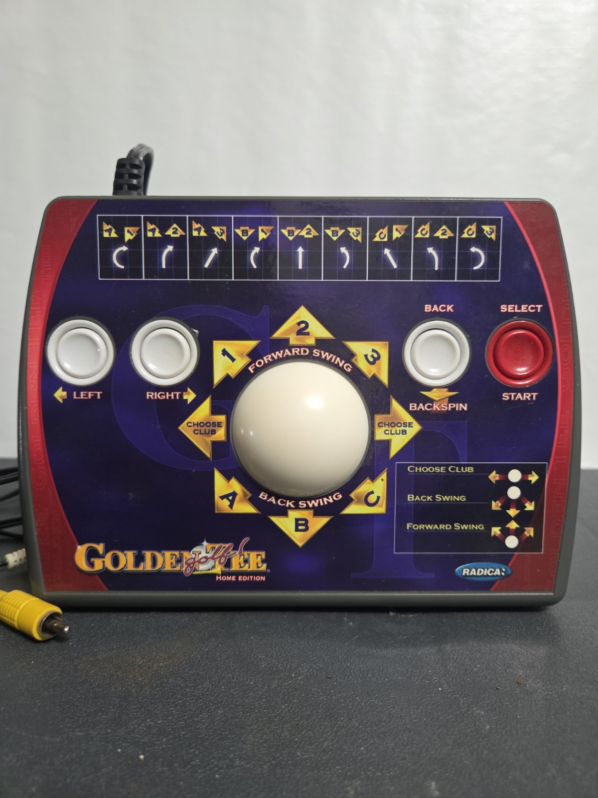 GOLDEN TEE GOLF Home Edition Radica Plug And Play Classic TV Game Arcade Pre-Own