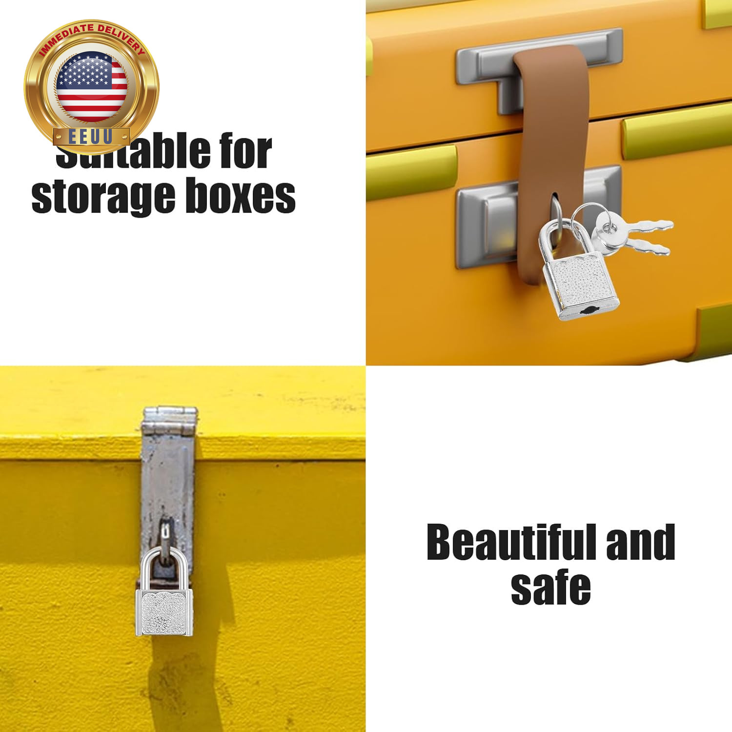 10Pcs Mini Cute Diary Padlocks Mini Locks with Keys Small Luggage Locks with Key