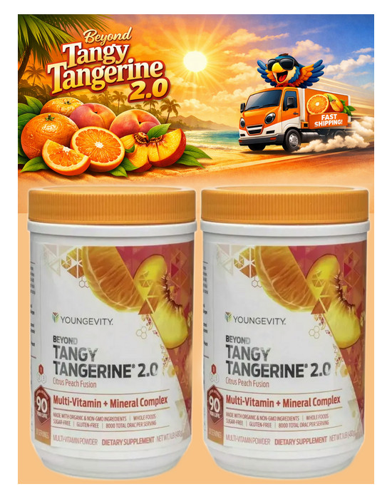 BEYOND TANGY TANGERINE 2.0 2PACK FRESH | FASTEST SHIPPING | Buy More SAVE MORE