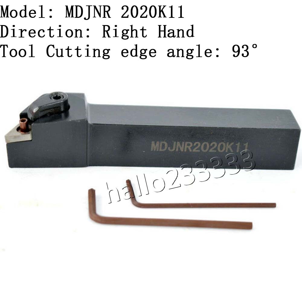 MDJNR 2020K11(20mm × 125mm) External Turning Tool Holder for DNMG110408 inserts