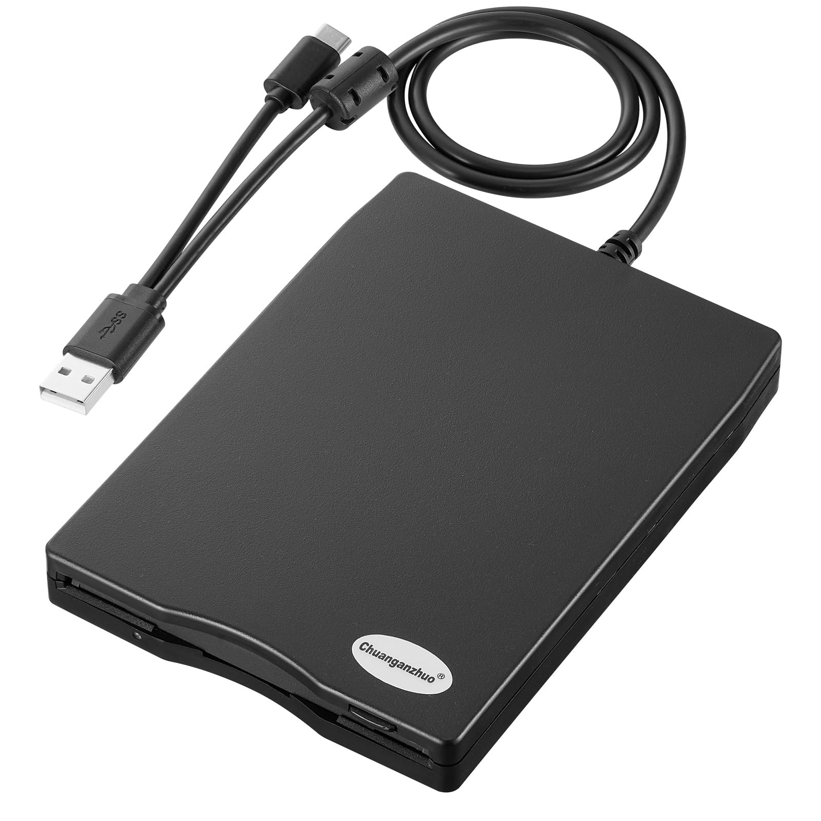Floppy Disk Reader 3.5 inch USB Floppy Disk Drive External 3 1/2 Floppy disc ...