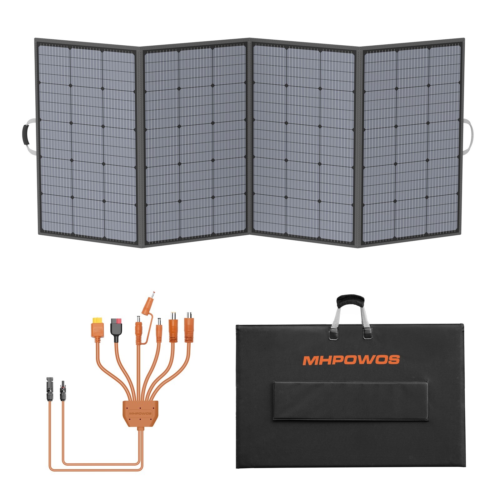 MHPOWOS 110W 220W 400W Solar Panel Portable for Jackery Explorer 2000 Plus