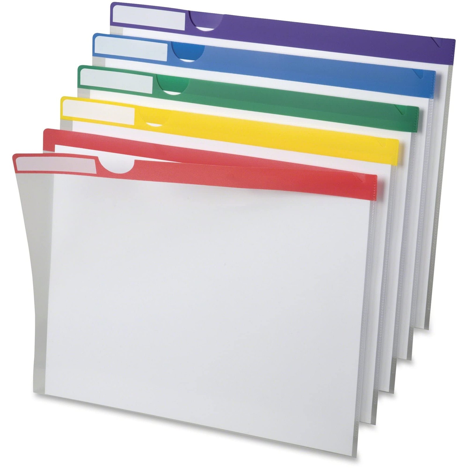 Poly Index Folders 10 Pack Letter Assorted 50981EE