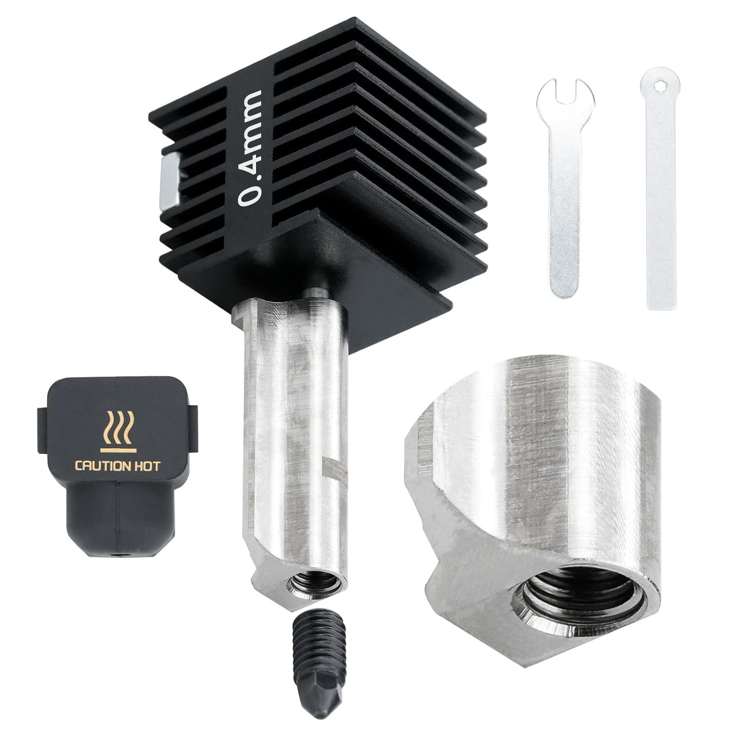 3D Printer Hotend for Bambu Lab A1 Mini 0.4mm a1 Extrusion Head, Removable Ha...