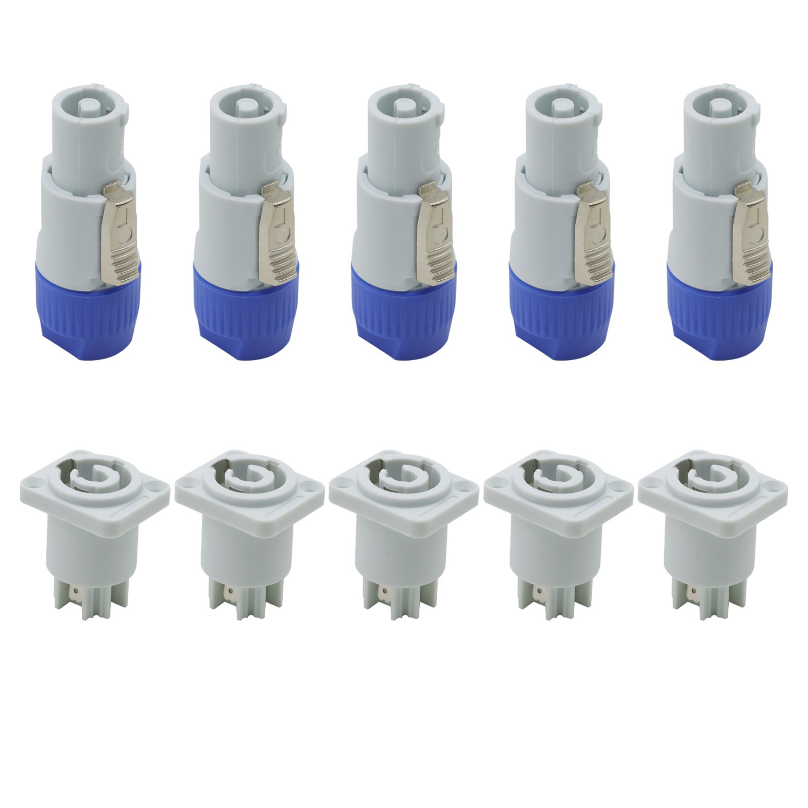 5 SET NAC3FCB & NAC3MPB-1 PowerCON Cable Connector Replacement for Neutrik