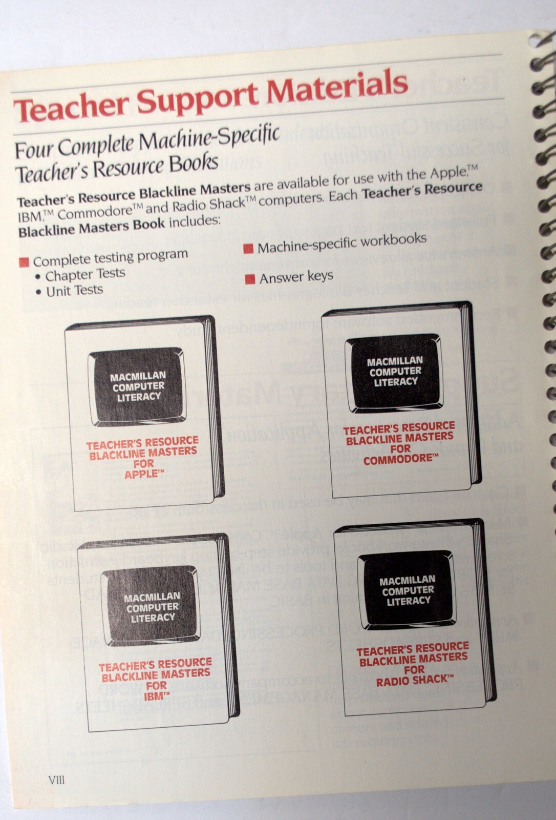 Macmillan Computer Literacy Teachers Edition
