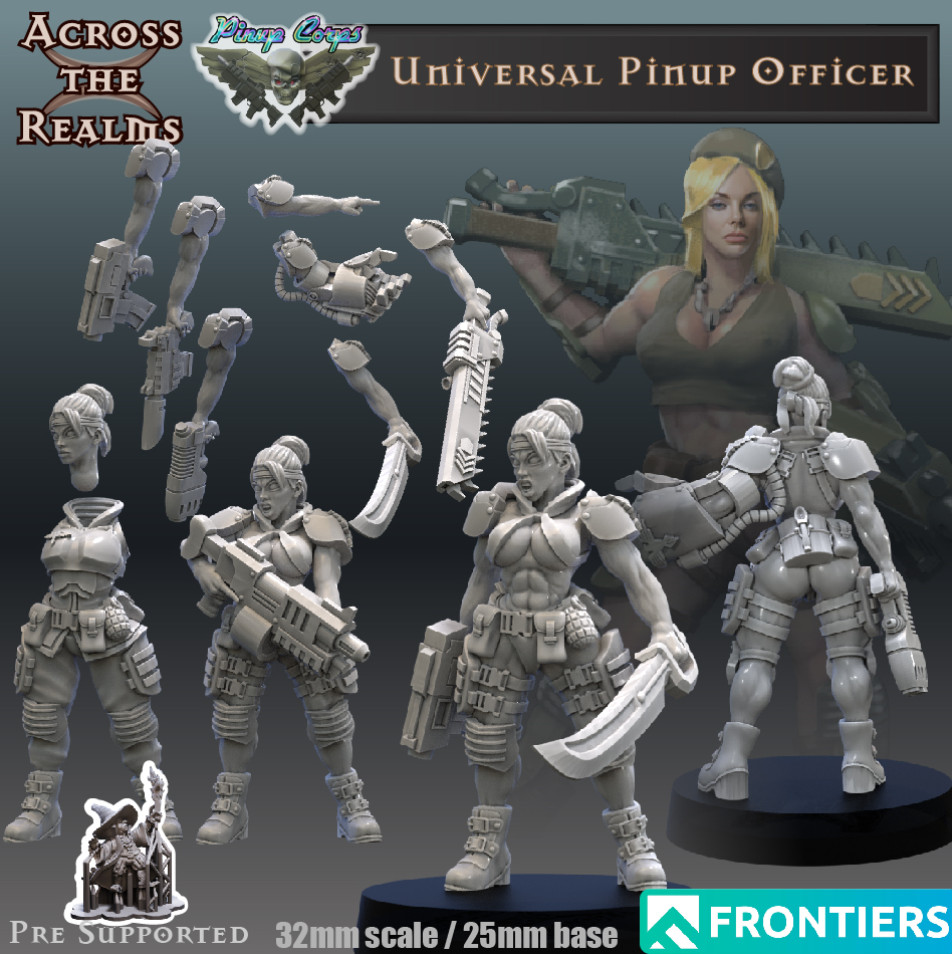 Universal Pinup Officer kit NSFW  (32mm)