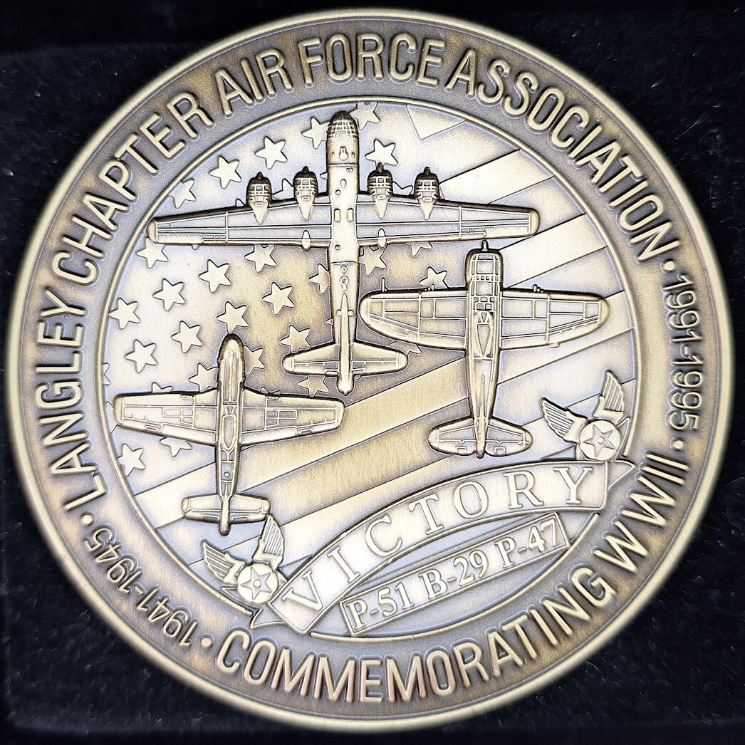 Salute to ACC - Langley Chapter Air Force Association WII - Challenge Coin
