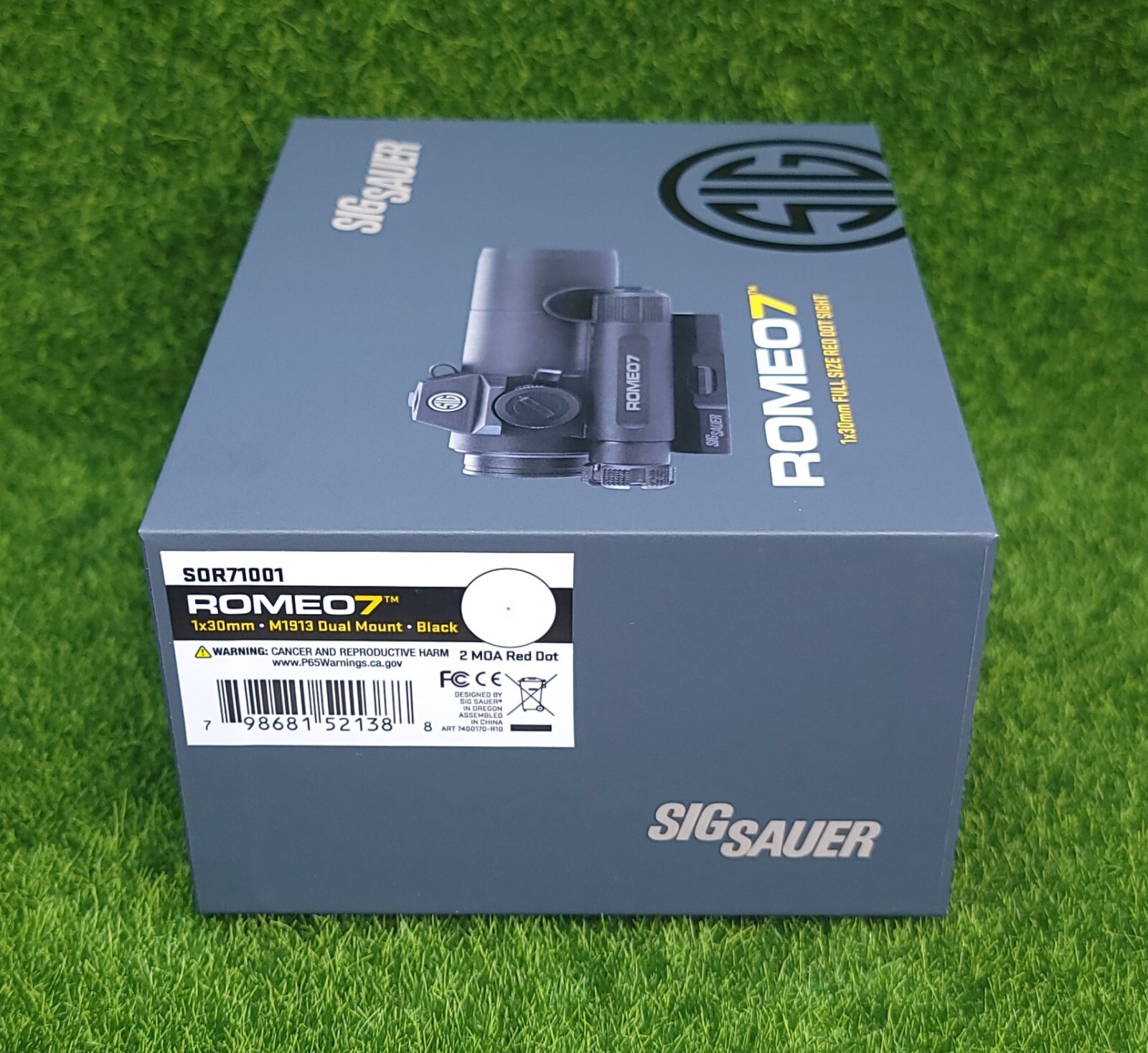 Sig Sauer ROMEO7 1x30mm Red Dot Sight w/ 3 MOA Dot Reticle - SOR71001