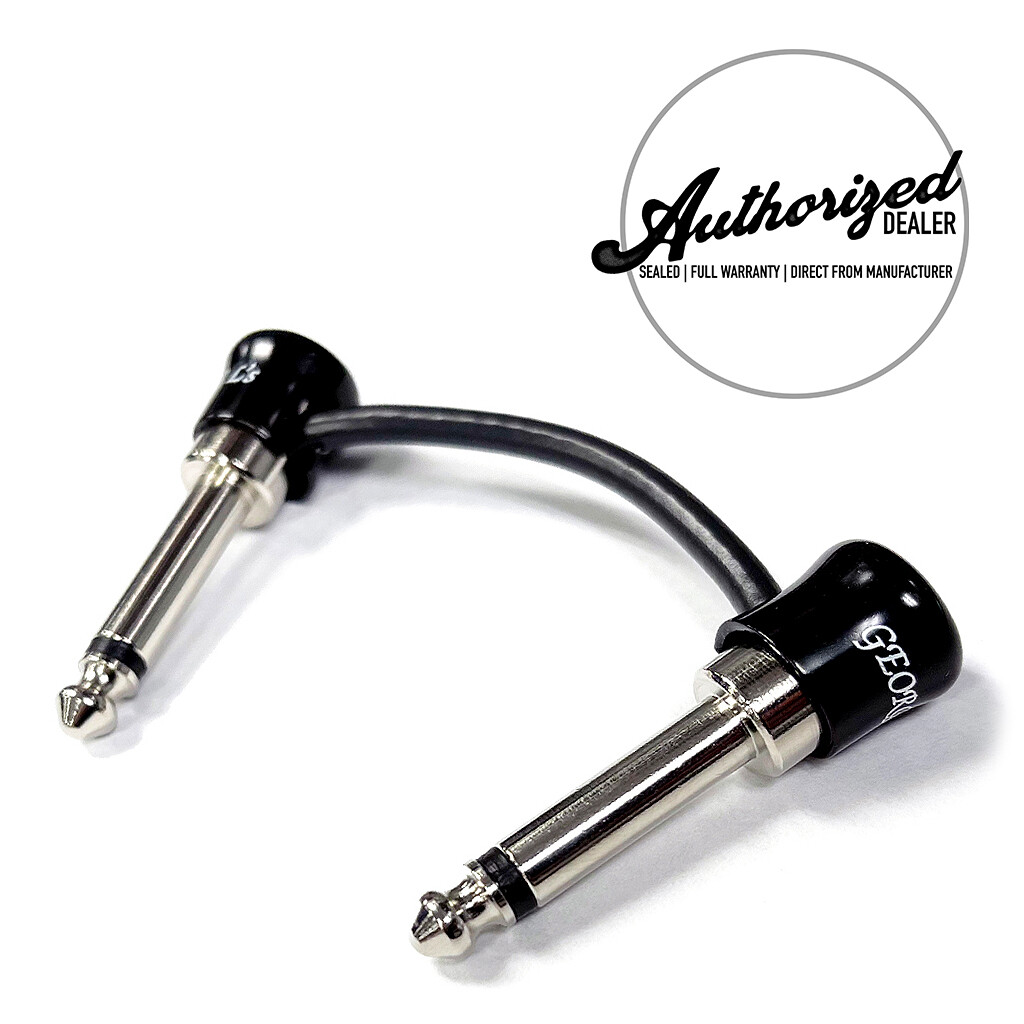 George L's .155 Right Angle Pedalboard 2'' Inch Patch Cable