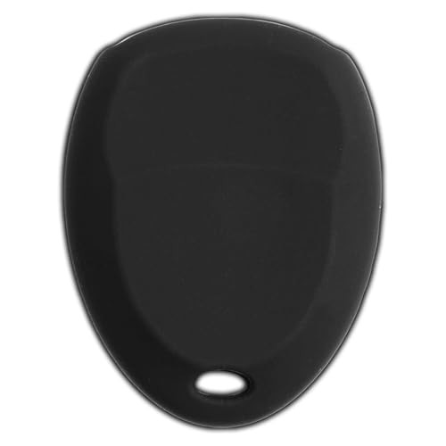 Keyless Entry Remote Car Key Fob Outer Shell Cover Soft Rubber Protective Black